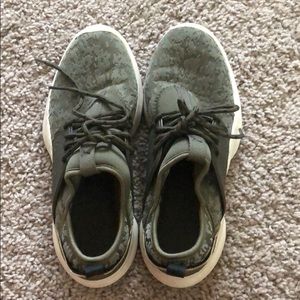 Olive Green Puma Athletic Shoes